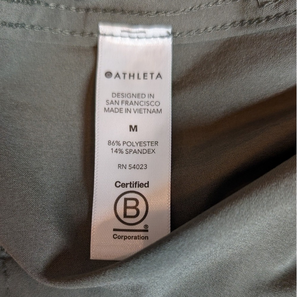 Athleta Topanga Jumpsuit Women M Gorpcore Utility Wide Leg Sleeveless V-Neck - Picture 4 of 11